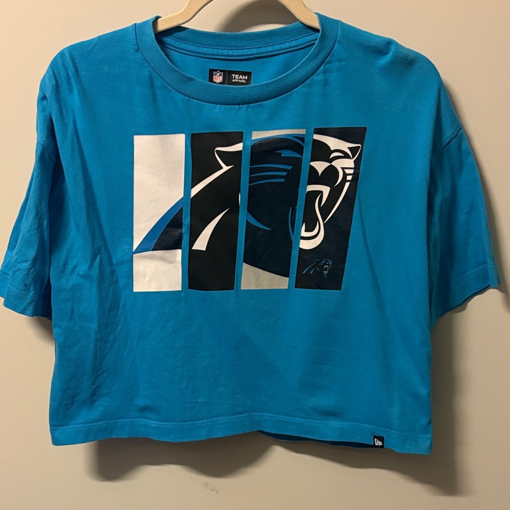 Carolina Panther Crop Graphic Tee